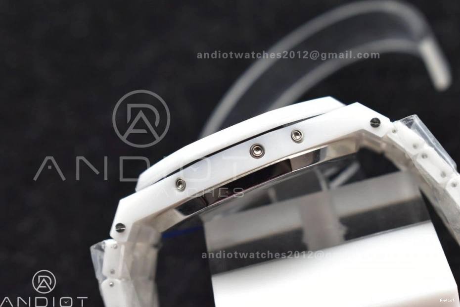 26579cb on Perpetual Ceramic Calendar White Bracelet APSF Best A5134 Ceramic Oak Royal Edition 0514